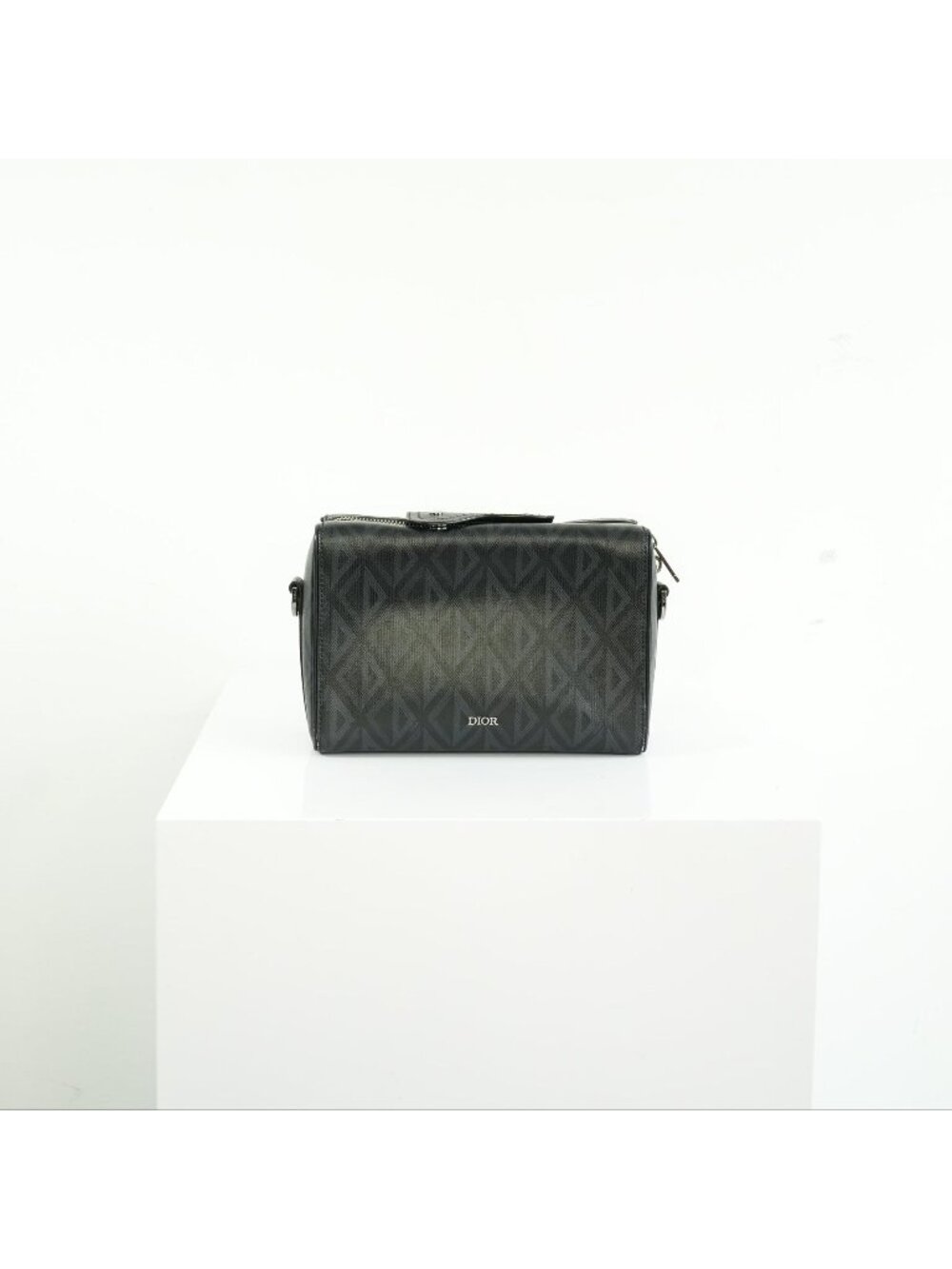 Christian Dior Canvas Black Diamond Lingot 22 Bag w/ dustbag